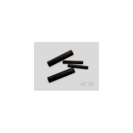 Raychem Heat Shrink Tube, Dual Wall, 4:1 I.D. Shrink Ratio, Black, 1.496 in 063725P078